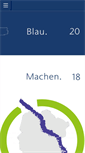 Mobile Screenshot of diefarbeblau.de